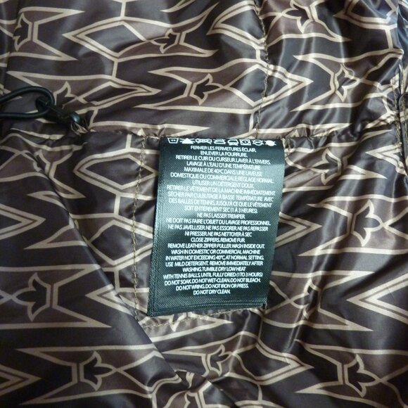 Mackage Mylah Monogram Brown 800+ Puffer Down Jacket - Picture 15 of 16
